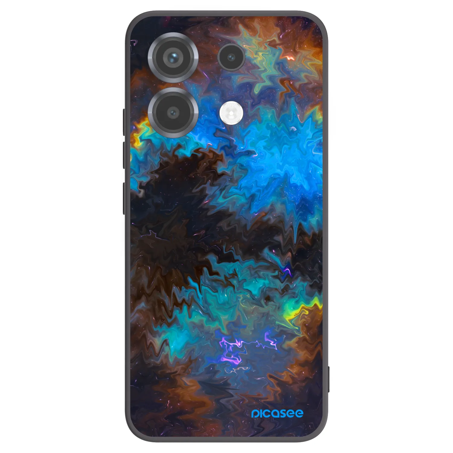 Picasee silikonový černý obal pro Xiaomi Poco X6 - Space