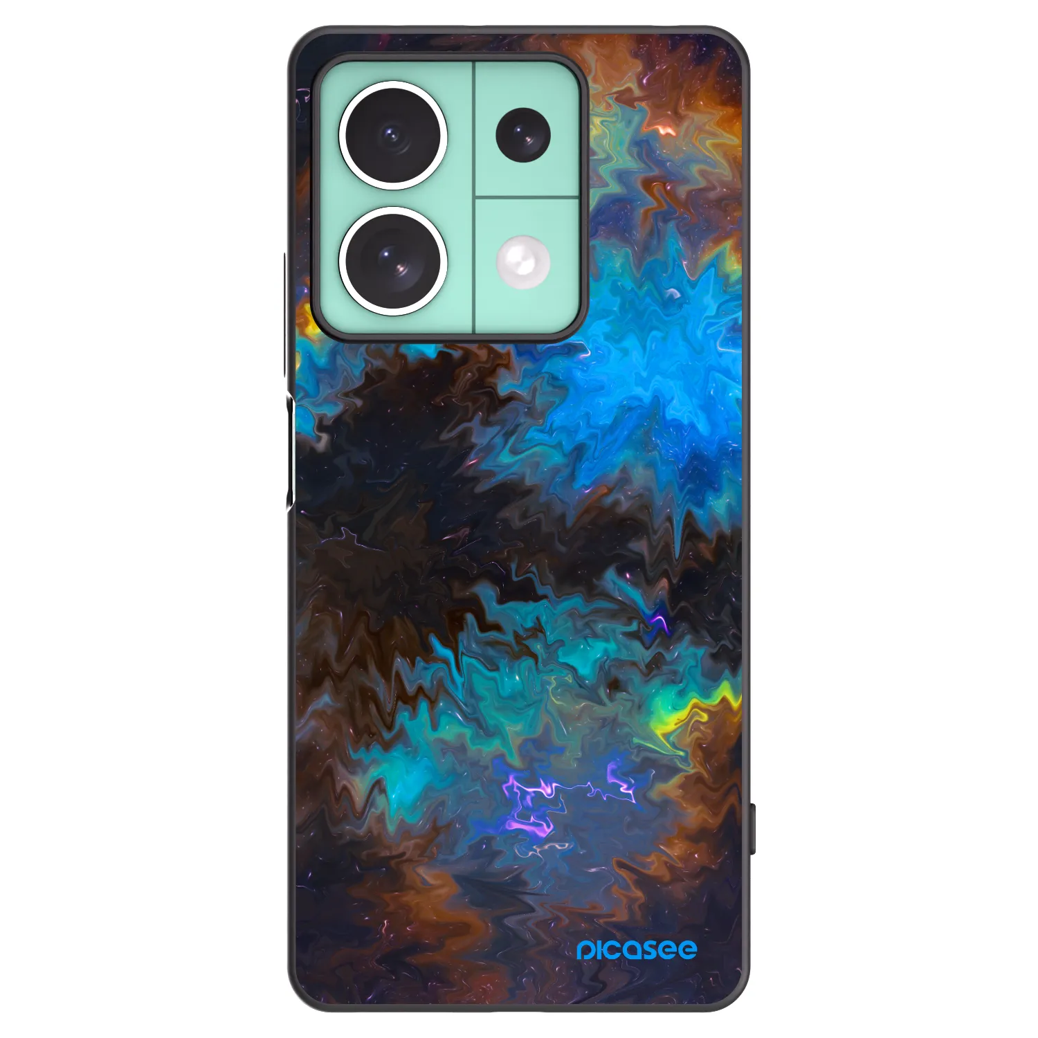 Picasee silikonový černý obal pro Xiaomi Redmi Note 13 5G - Space
