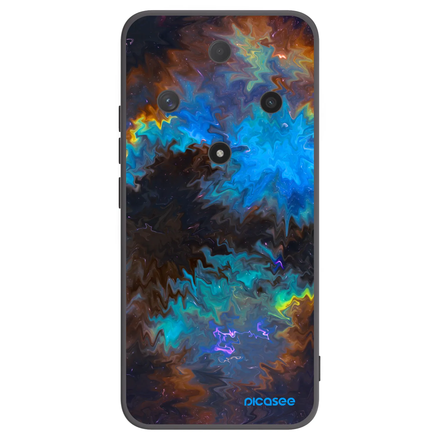 Picasee silikonový černý obal pro Honor Magic6 Lite 5G - Space