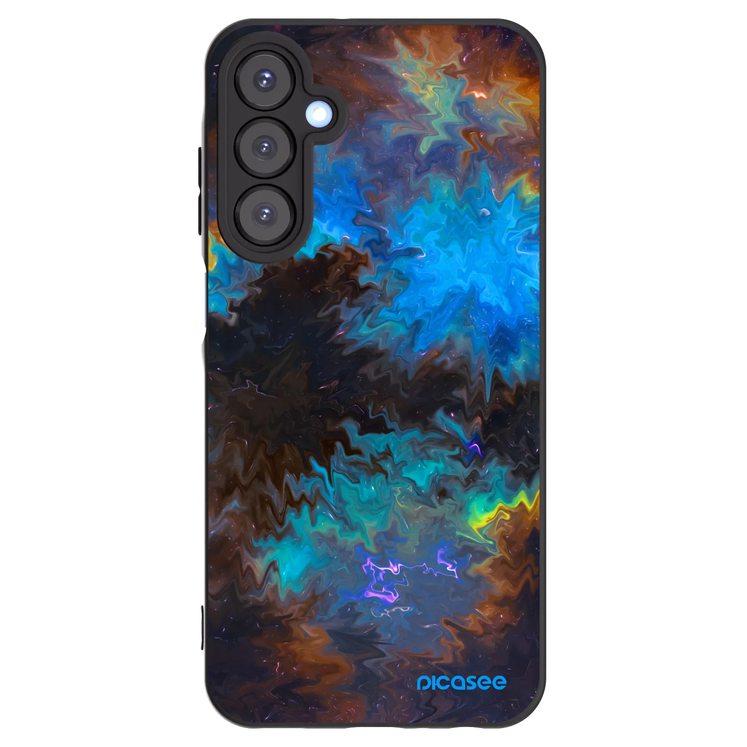 Picasee silikonový černý obal pro Samsung Galaxy A25 A256B 5G - Space