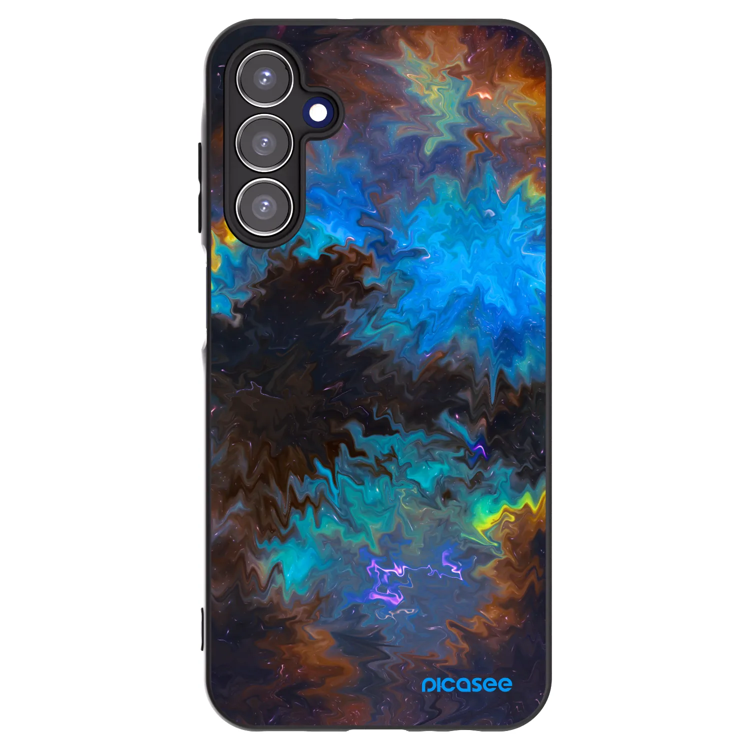 Picasee silikonový černý obal pro Samsung Galaxy A15 A155F 4G - Space