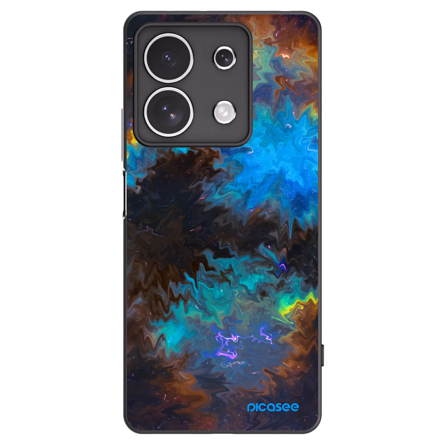 Picasee silikonový černý obal pro Xiaomi Redmi Note 13 4G - Space