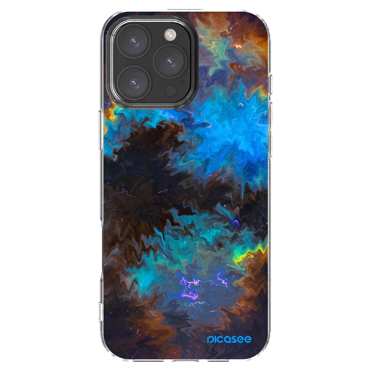 Picasee silikonový průhledný obal pro Apple iPhone 16 Pro Max - Space