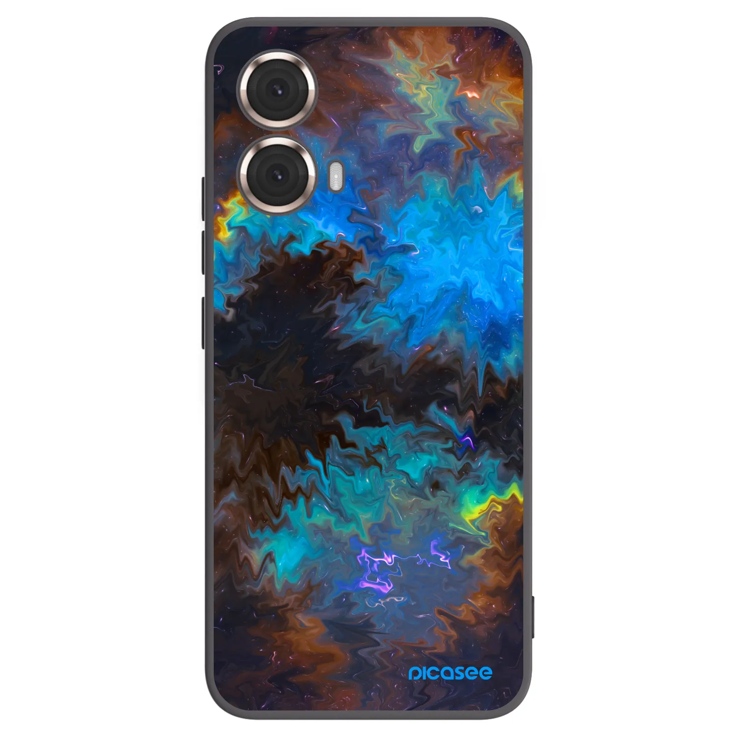Picasee silikonový černý obal pro Motorola Moto G85 - Space