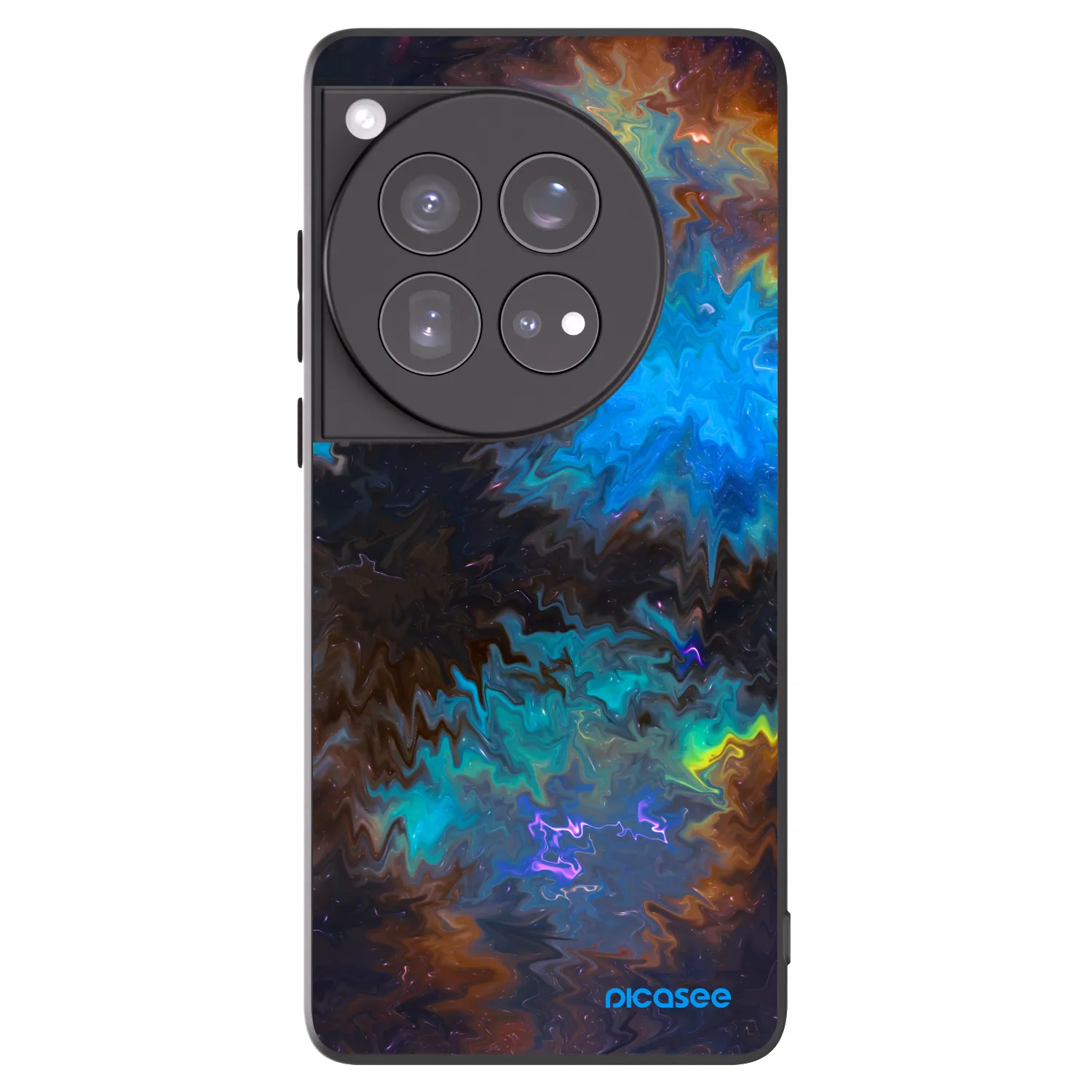Picasee silikonový černý obal pro OnePlus 12 5G - Space