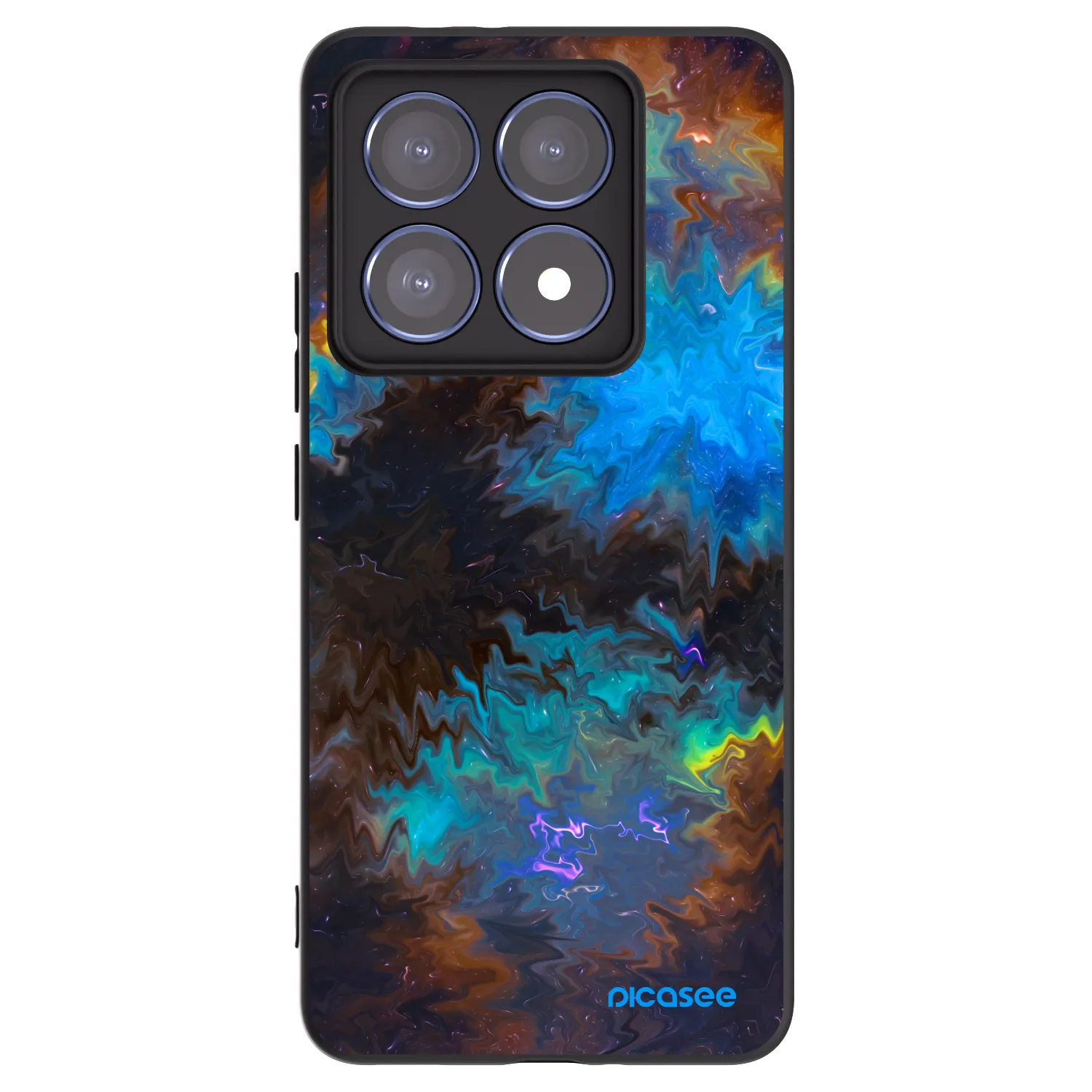 Picasee silikonový černý obal pro Xiaomi 14T Pro - Space