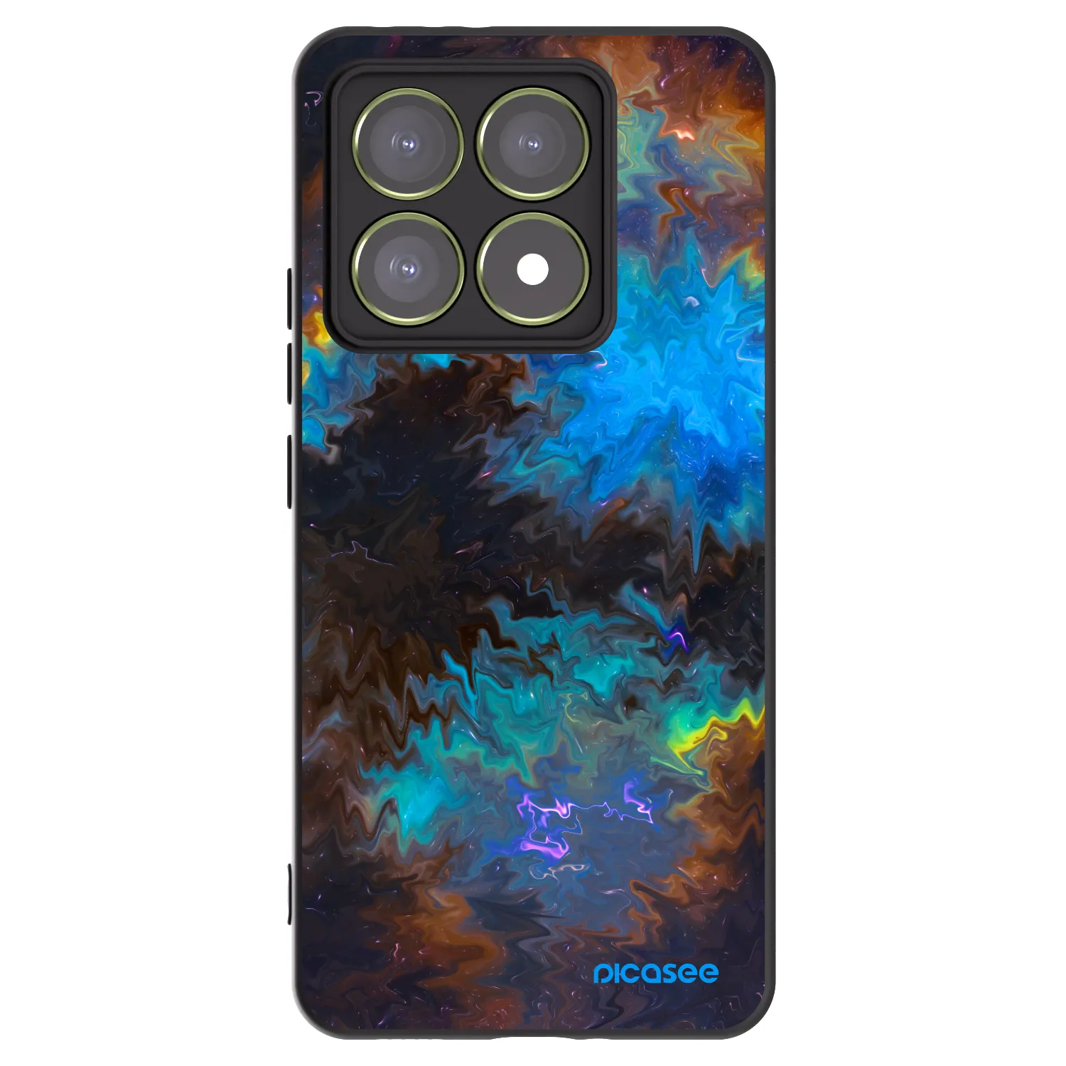 Picasee silikonový černý obal pro Xiaomi 14T - Space