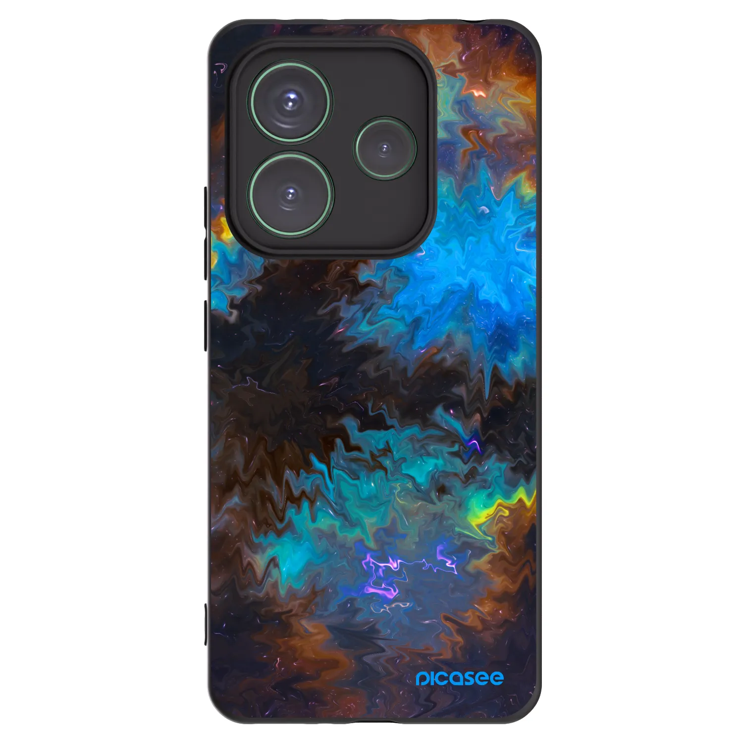 Picasee silikonový černý obal pro Xiaomi Redmi Note 14 5G - Space