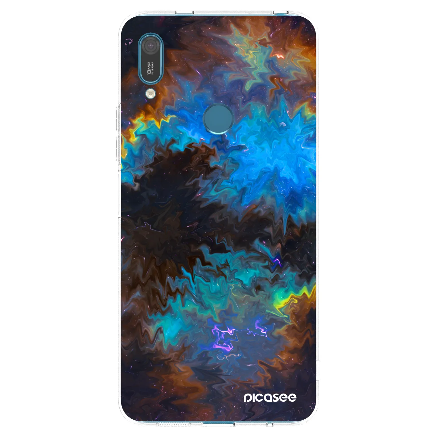 Picasee silikonový průhledný obal pro Huawei Y7 2019 - Space