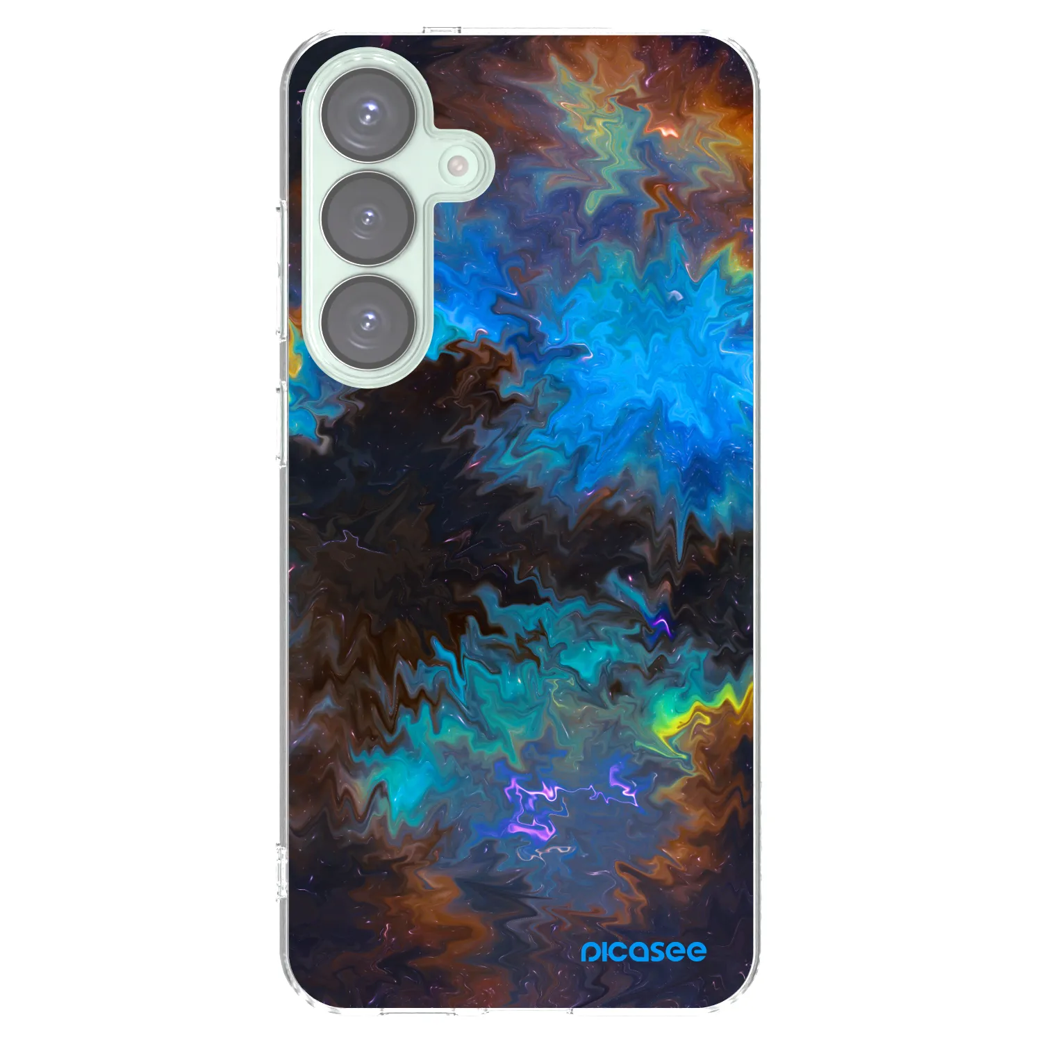 Picasee silikonový průhledný obal pro Samsung Galaxy S25+ 5G - Space