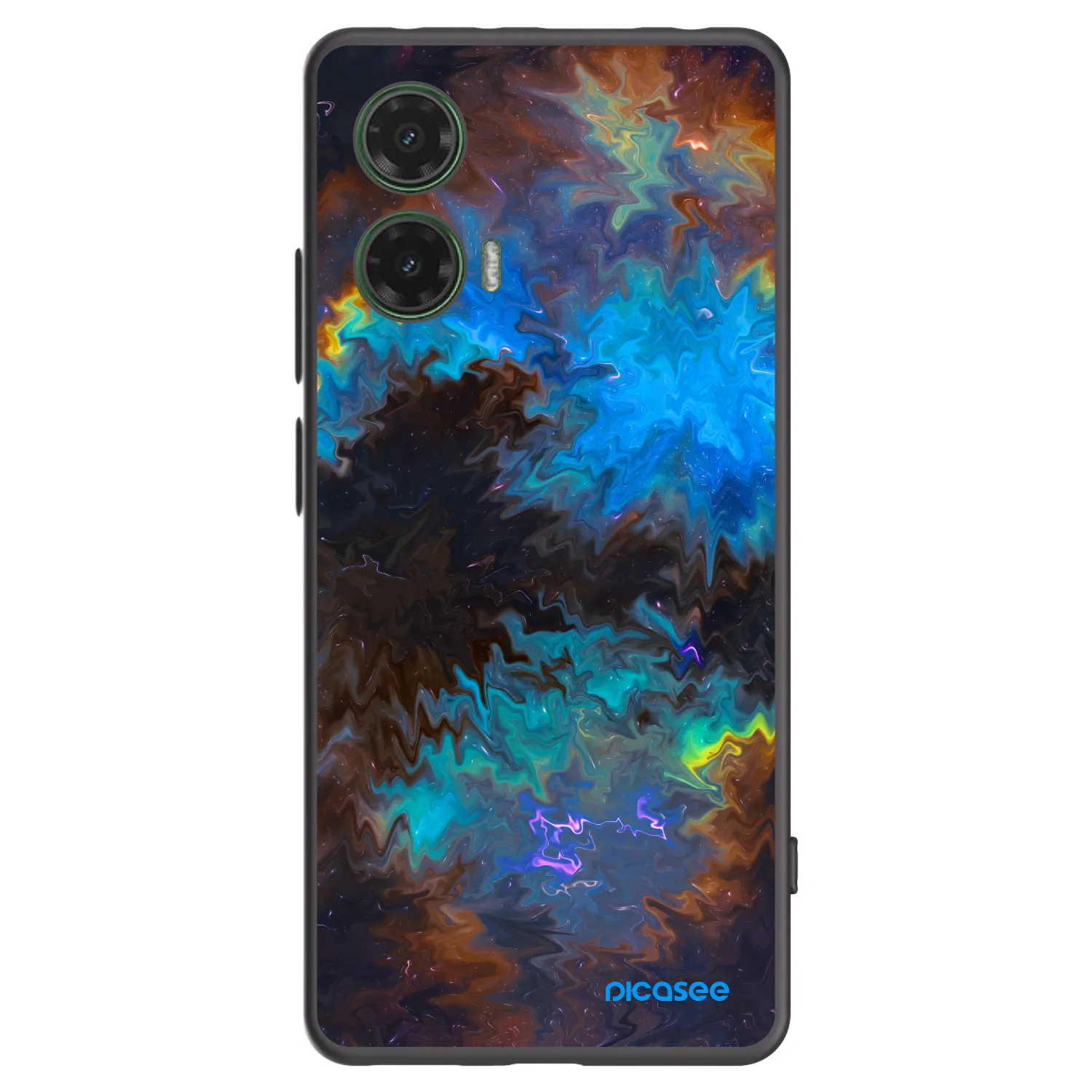 Picasee silikonový černý obal pro Motorola Moto G35 5G - Space