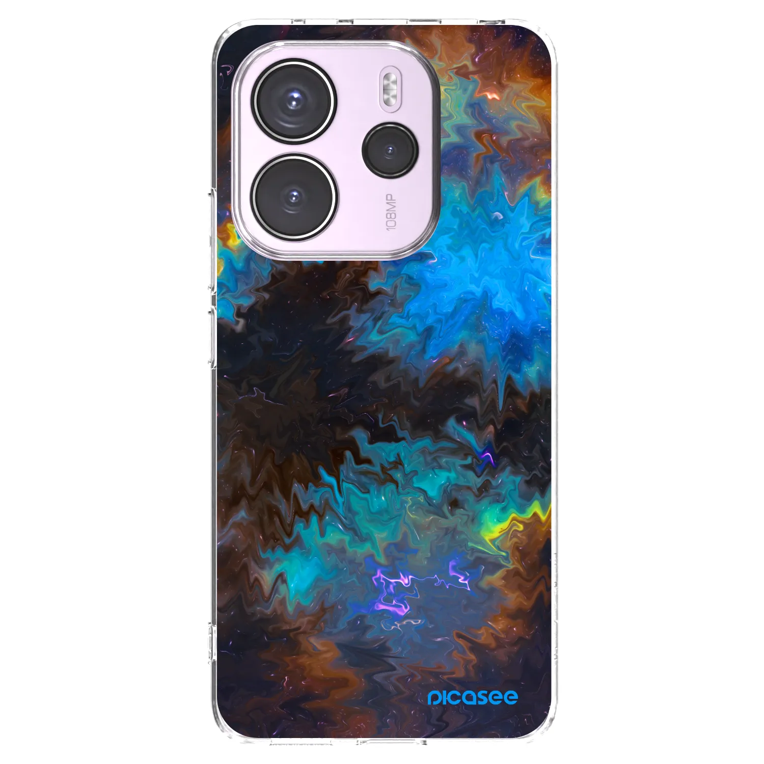 Picasee silikonový průhledný obal pro Xiaomi Redmi Note 14 4G - Space