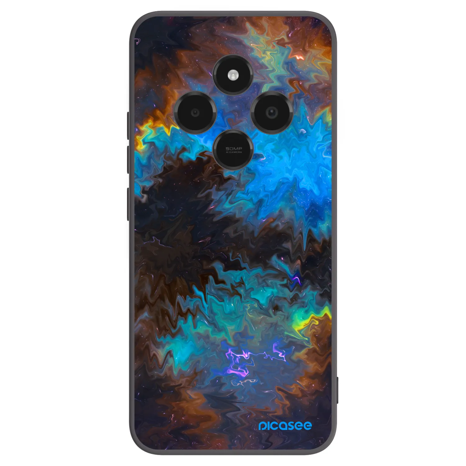 Picasee silikonový černý obal pro Xiaomi Poco C75 - Space