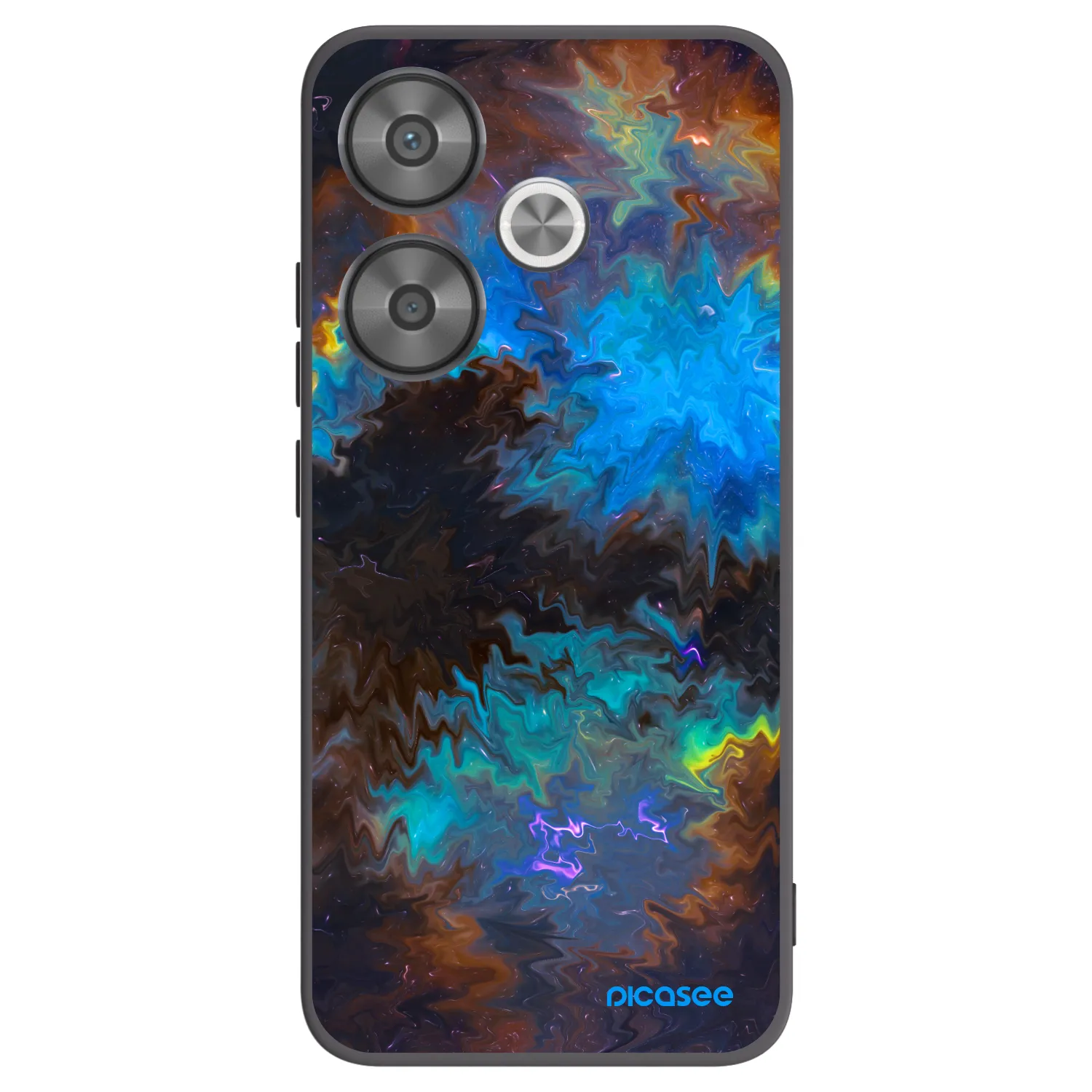 Picasee silikonový černý obal pro Xiaomi Poco F6 - Space