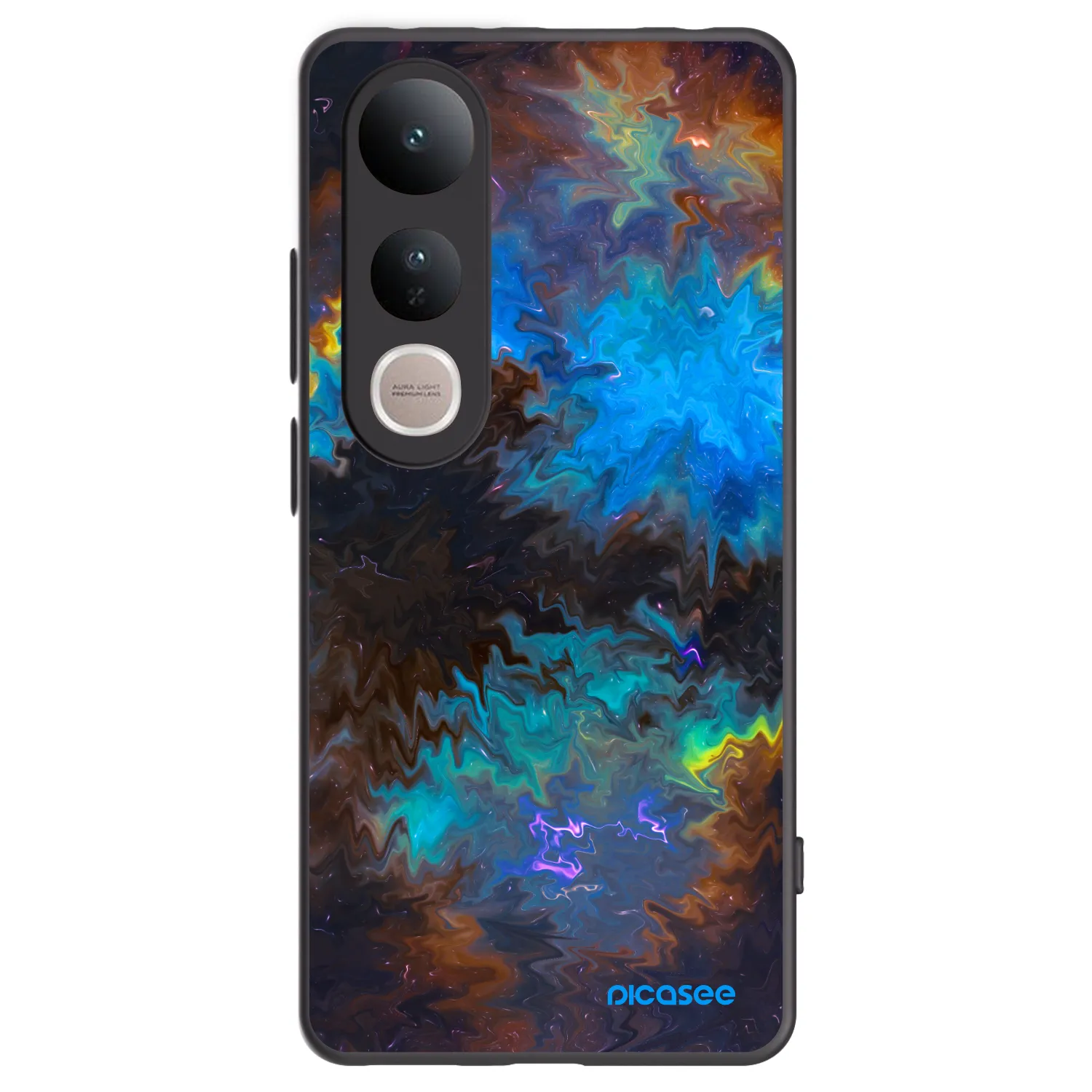 Picasee silikonový černý obal pro Vivo V50 Lite 5G - Space