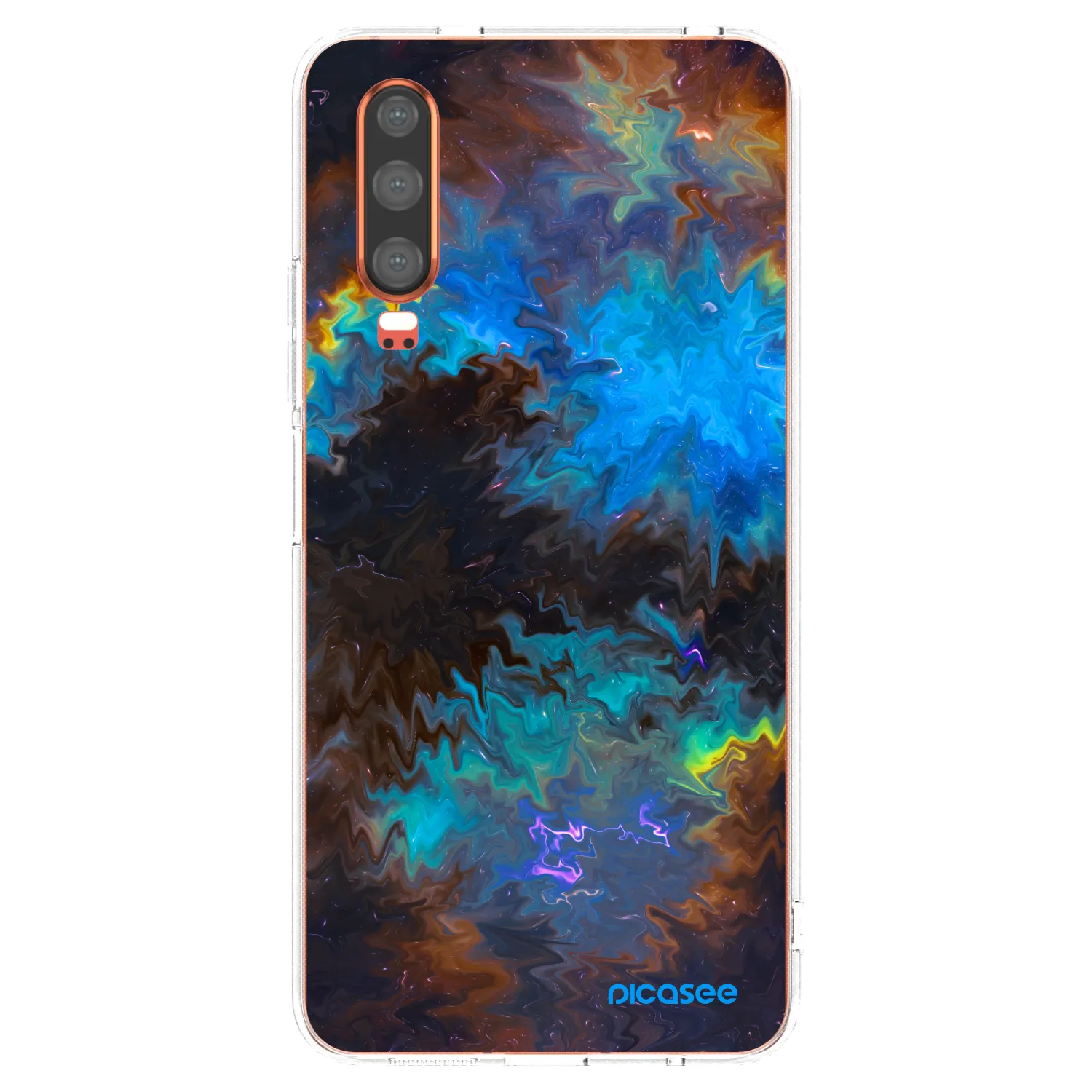 Picasee silikonový průhledný obal pro Huawei P30 - Space