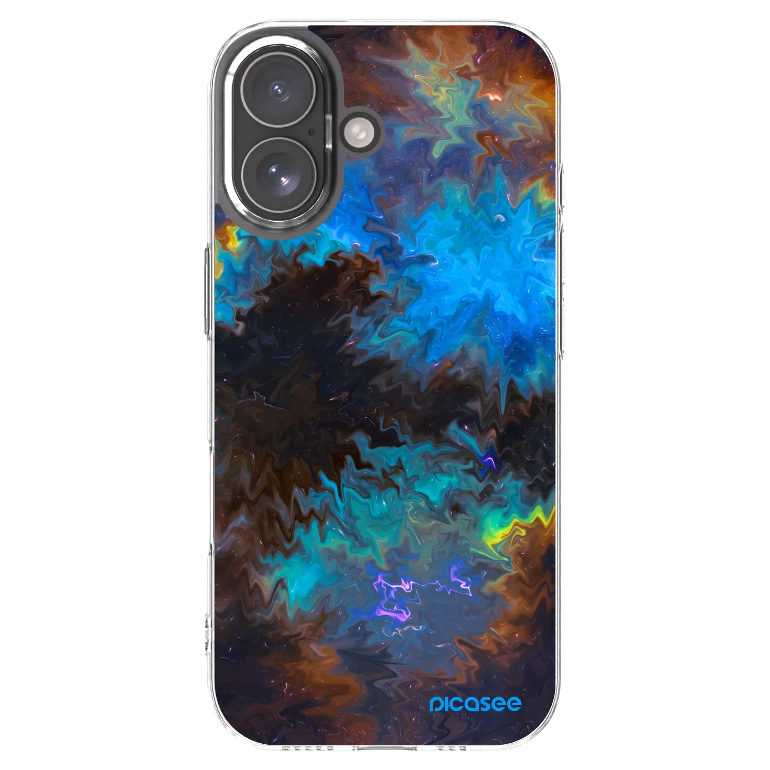 Picasee silikonový průhledný obal pro Apple iPhone 17 - Space