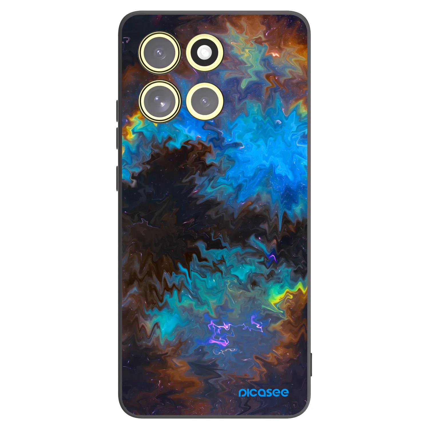 Picasee silikonový černý obal pro Motorola Moto G86 5G - Space