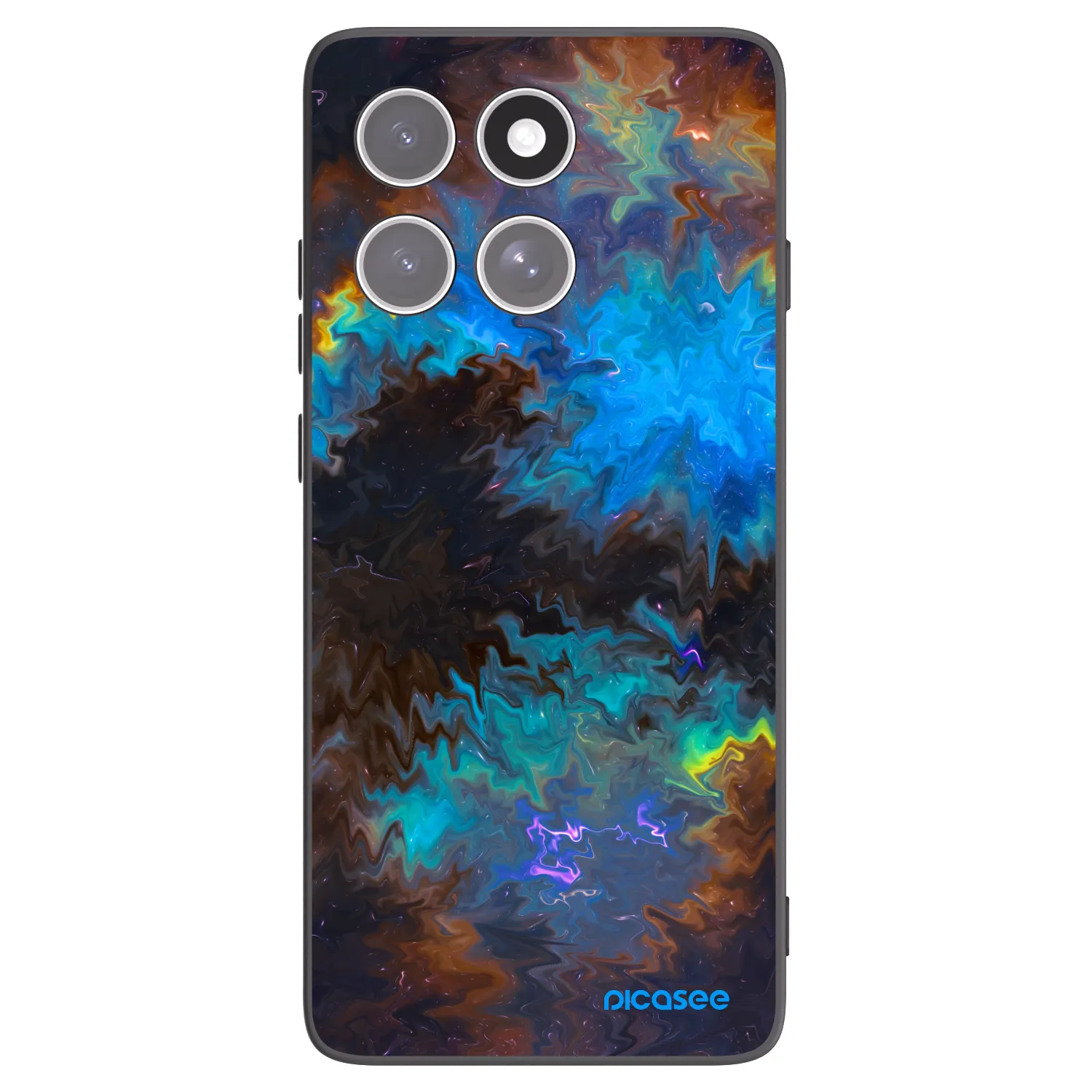Picasee silikonový černý obal pro Motorola Edge 60 Fusion - Space