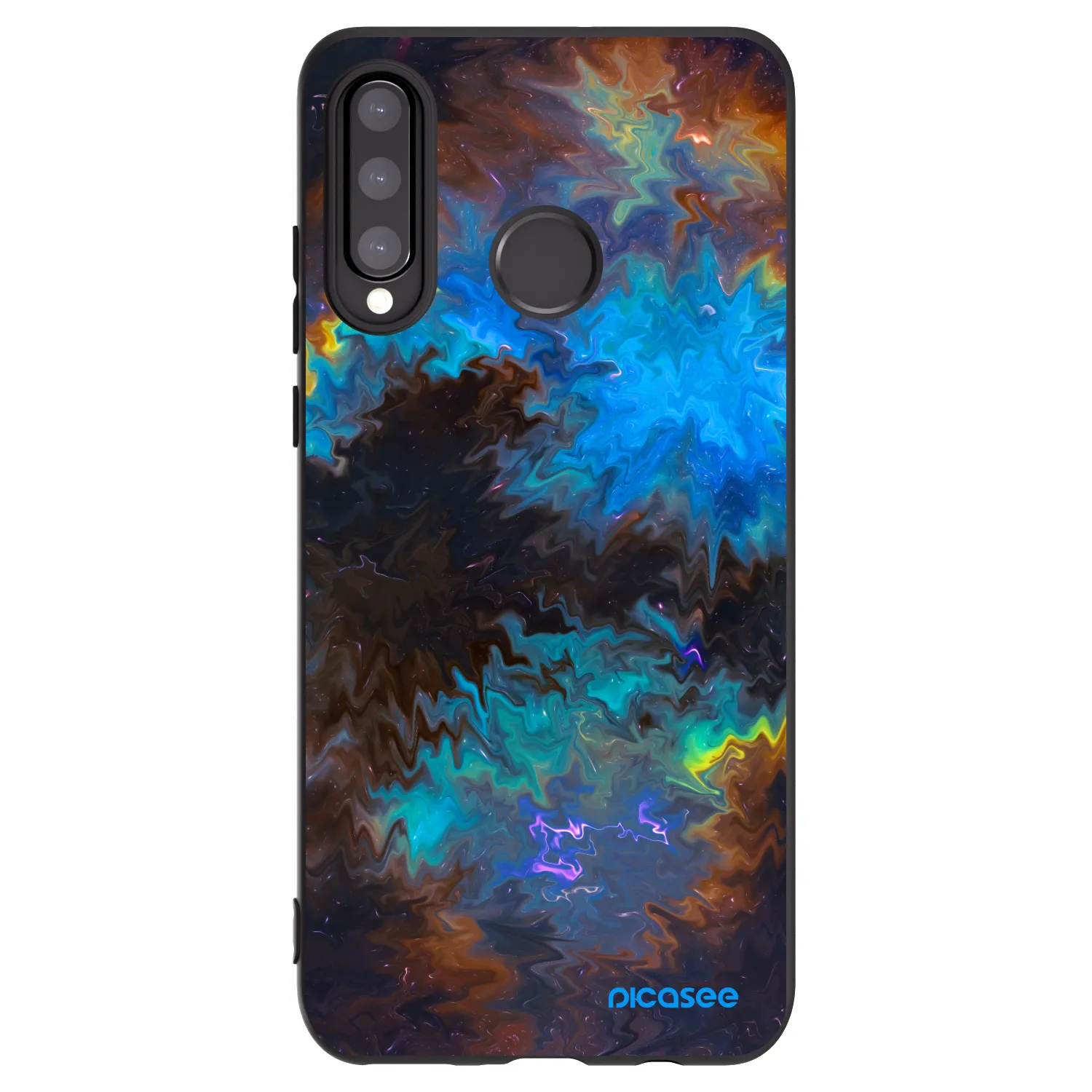 Picasee silikonový černý obal pro Huawei P30 Lite - Space