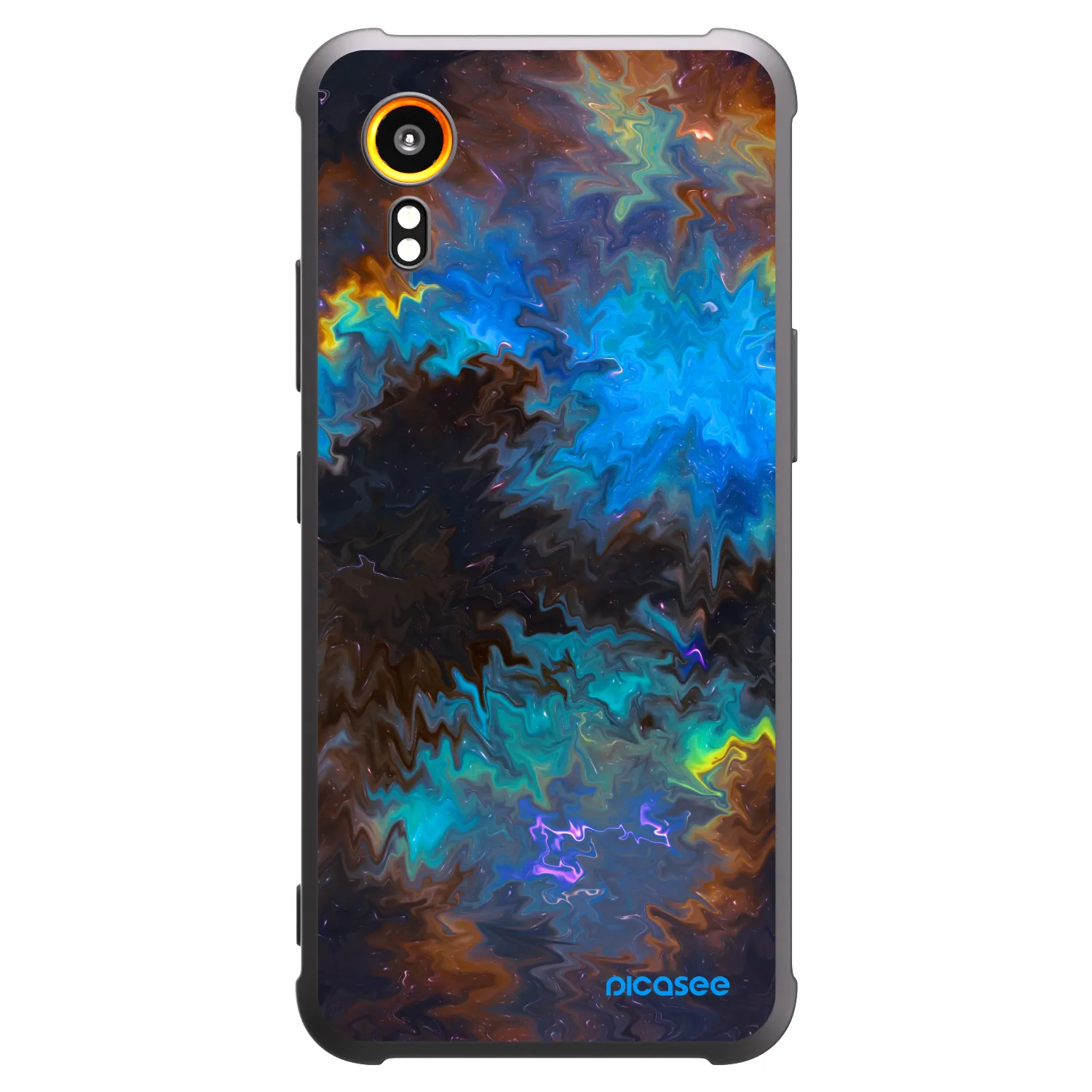 Picasee silikonový černý obal pro Samsung Galaxy Xcover 7 - Space