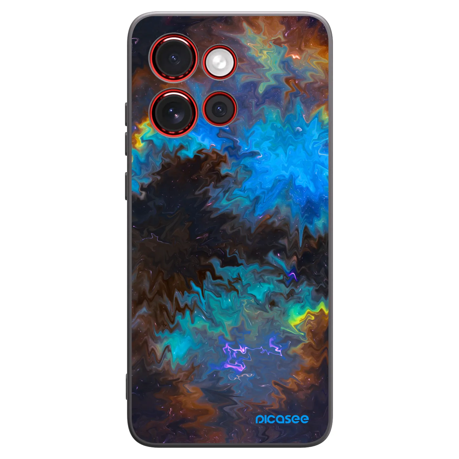 Picasee silikonový černý obal pro Motorola Edge 60 Neo 5G - Space