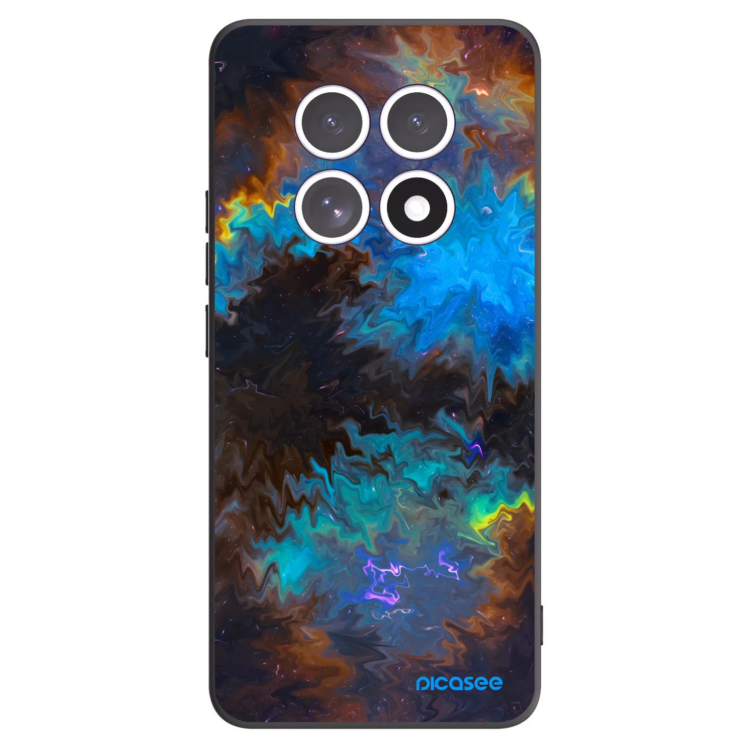 Picasee silikonový černý obal pro Xiaomi Redmi Note 15 5G - Space