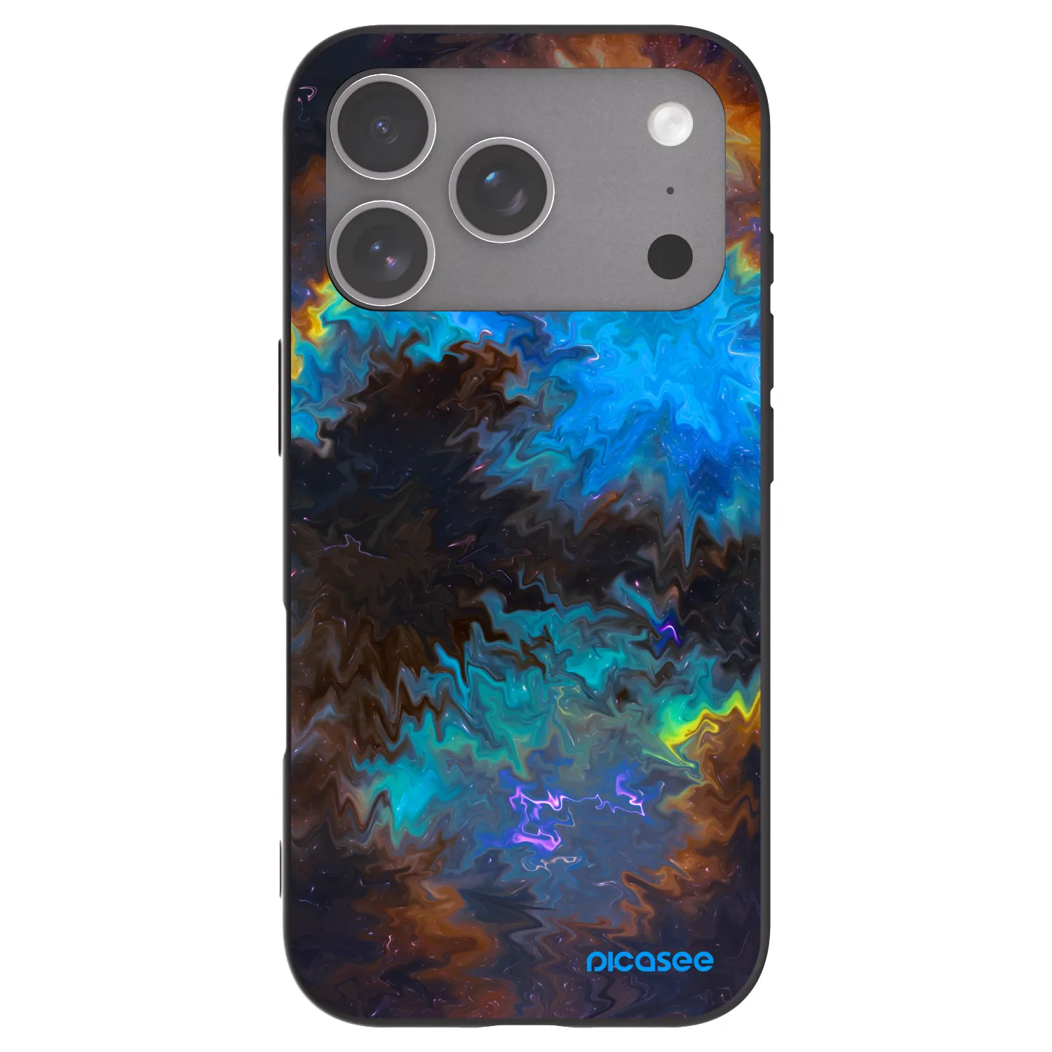 Picasee silikonový černý obal pro Apple iPhone 18 Pro - Space