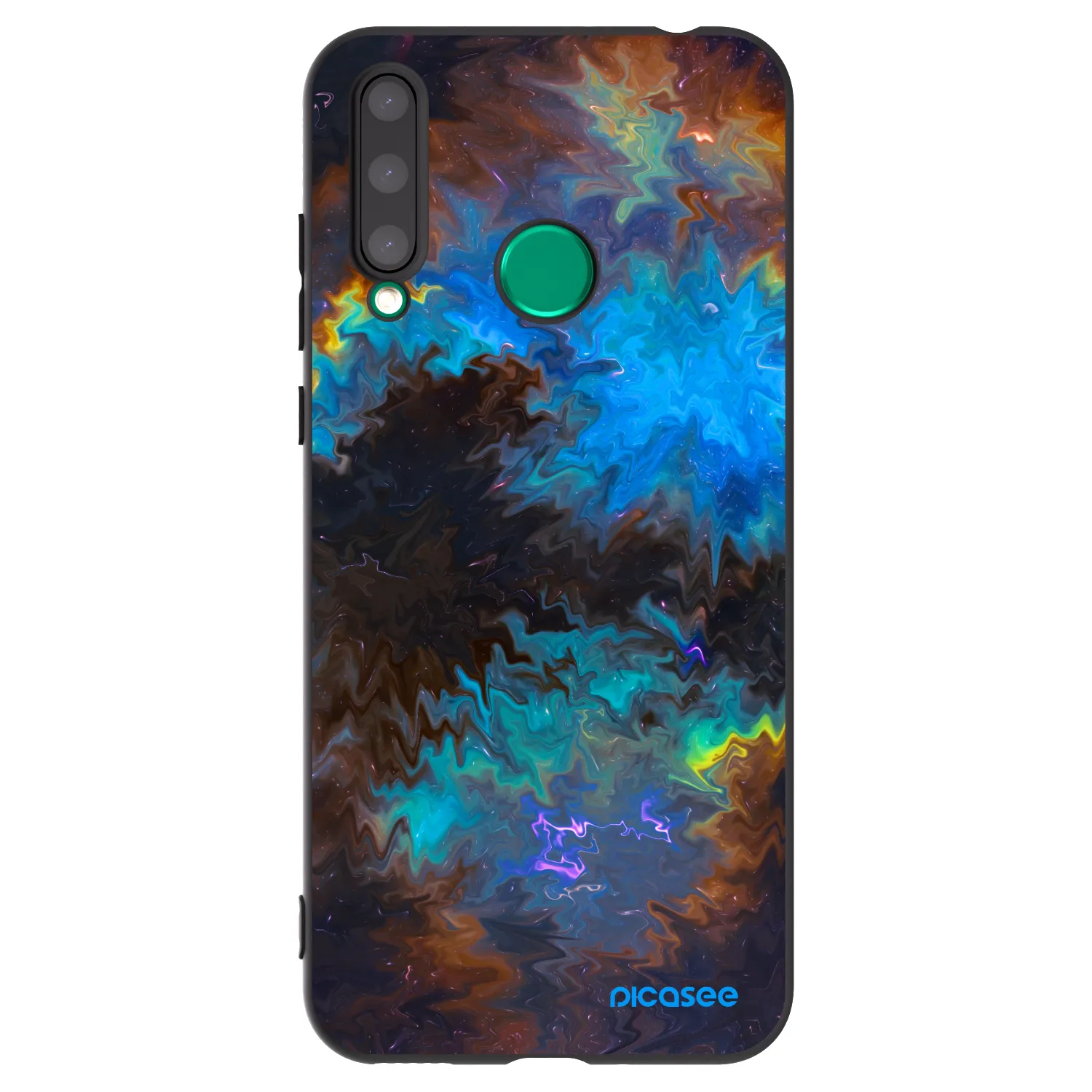 Picasee silikonový černý obal pro Honor 20 Lite - Space