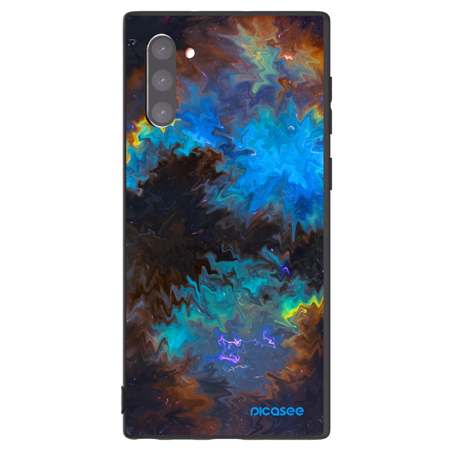 Picasee silikonový černý obal pro Samsung Galaxy Note 10 N970F - Space