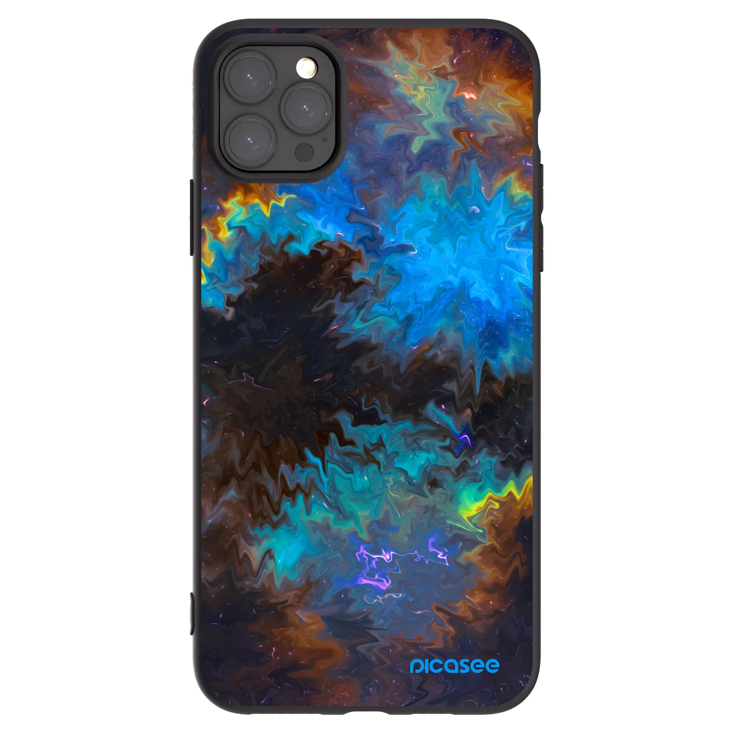 Picasee silikonový černý obal pro Apple iPhone 11 Pro Max - Space