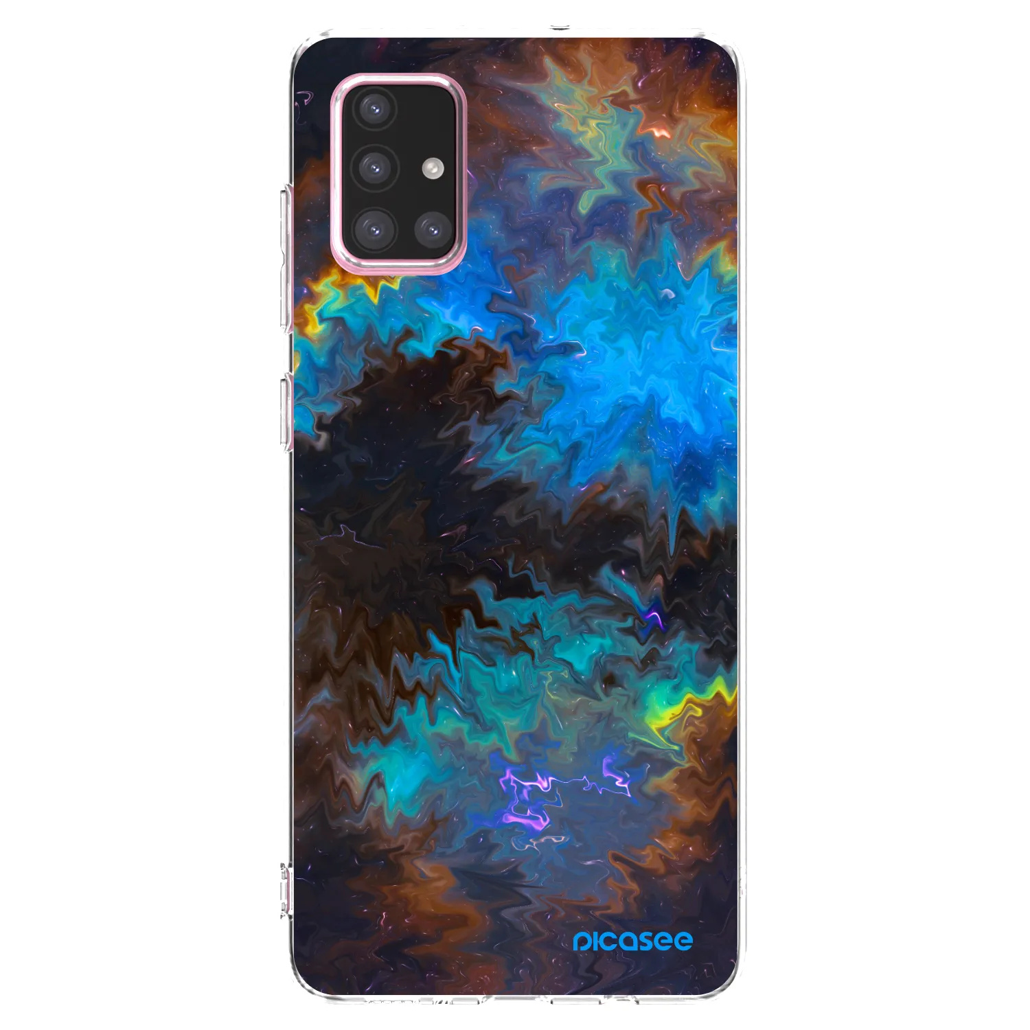 Picasee silikonový průhledný obal pro Samsung Galaxy A71 A715F - Space