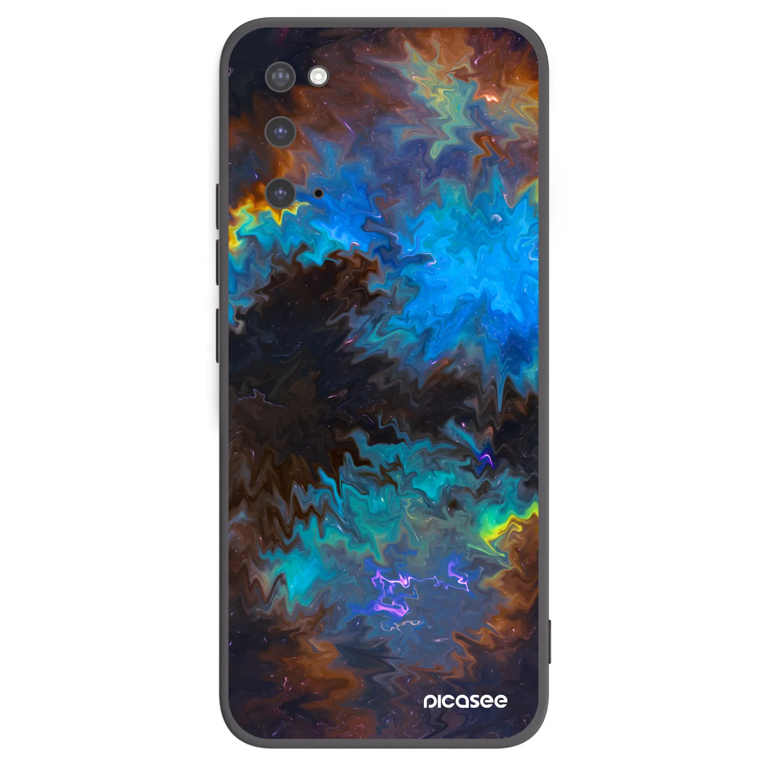 Picasee silikonový černý obal pro Samsung Galaxy S20 G980F - Space