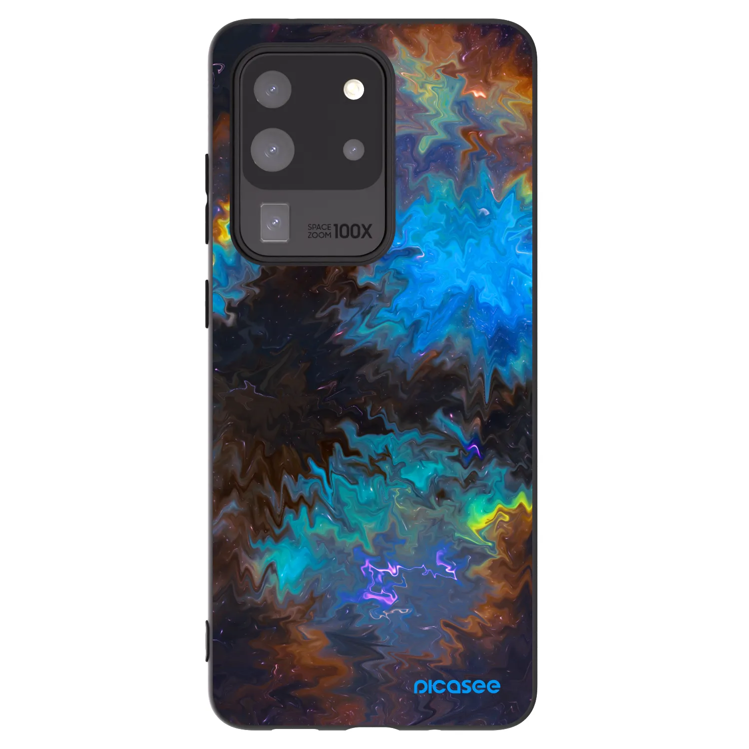 Picasee silikonový černý obal pro Samsung Galaxy S20 Ultra 5G G988F - Space