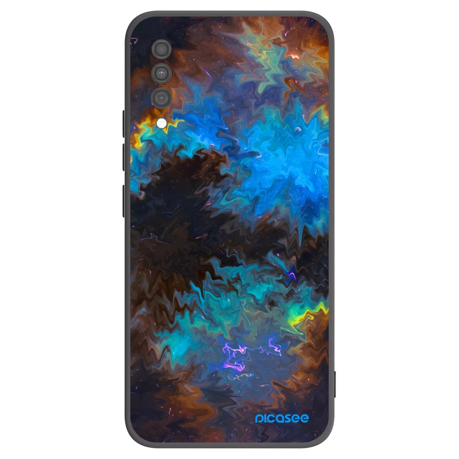 Picasee silikonový černý obal pro Samsung Galaxy A30s A307F - Space