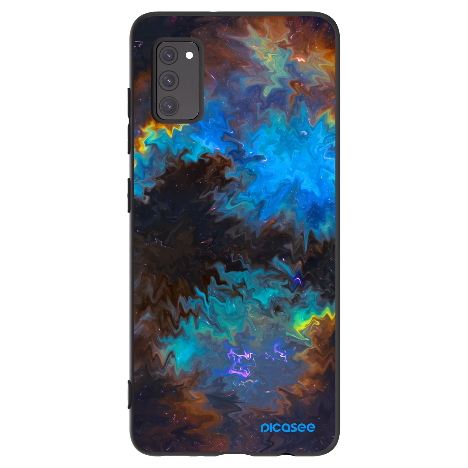 Picasee silikonový černý obal pro Samsung Galaxy A41 A415F - Space