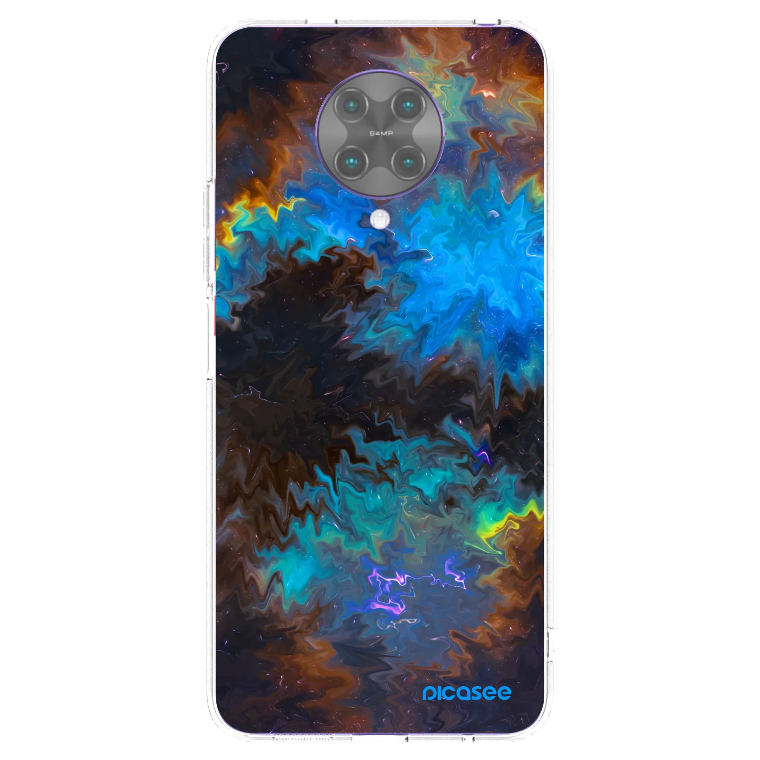 Picasee silikonový průhledný obal pro Xiaomi Poco F2 Pro - Space