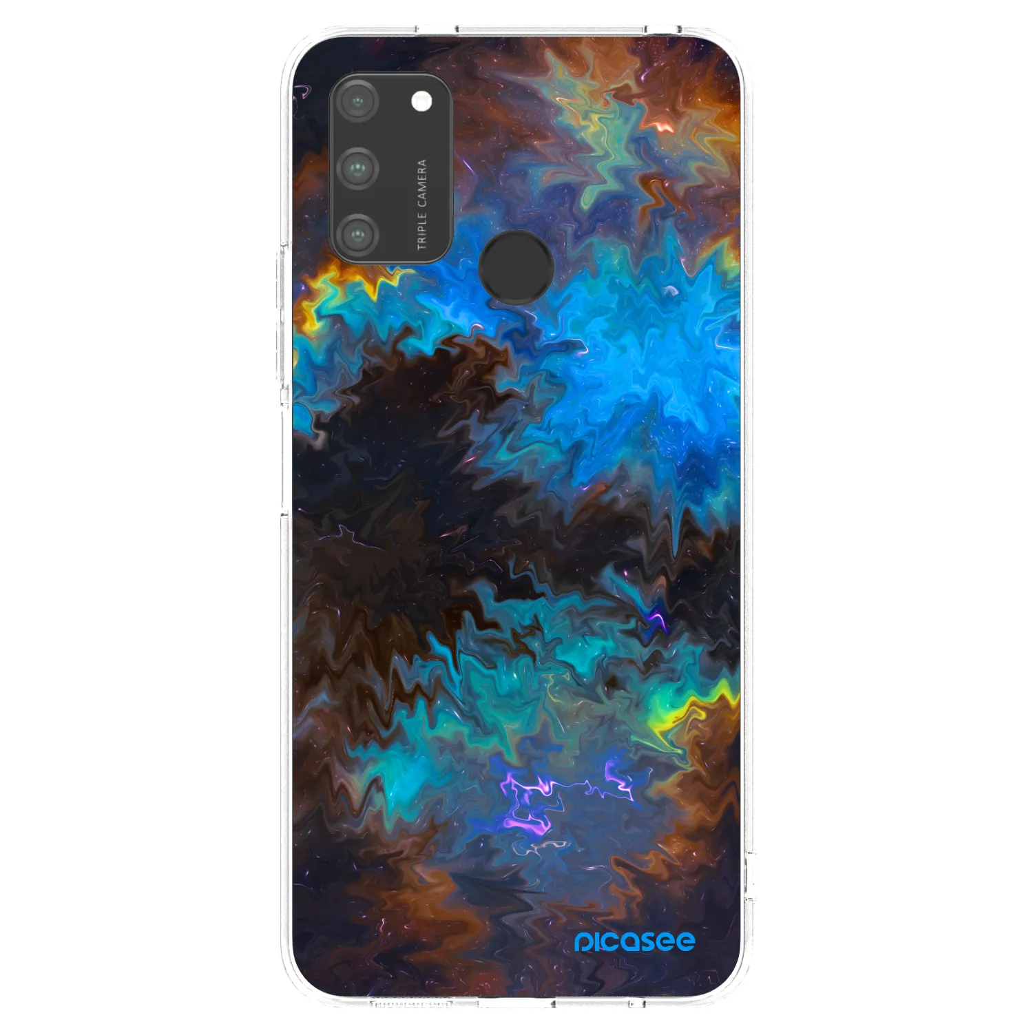 Picasee silikonový průhledný obal pro Honor 9A - Space
