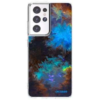 Picasee silikonový průhledný obal pro Samsung Galaxy S21 Ultra 5G G998B - Space