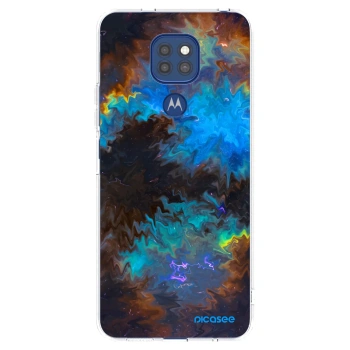 Picasee silikonový průhledný obal pro Motorola Moto G9 Play - Space