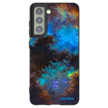 Picasee silikonový černý obal pro Samsung Galaxy S21 FE 5G - Space