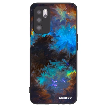 Picasee silikonový černý obal pro OPPO A16s - Space