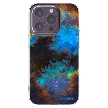 Picasee silikonový průhledný obal pro Apple iPhone 14 Pro - Space