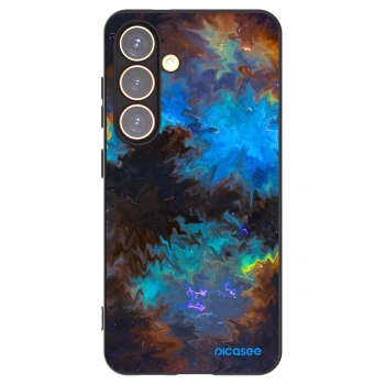 Picasee silikonový černý obal pro Samsung Galaxy S24 S921B 5G - Space