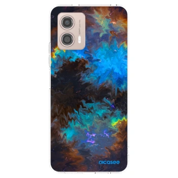 Picasee silikonový průhledný obal pro Motorola Moto G53 5G - Space