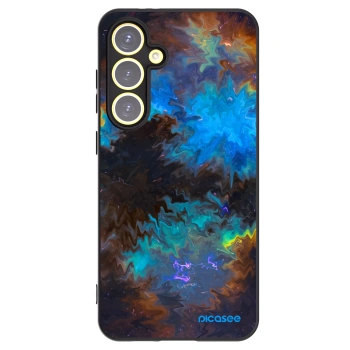 Picasee silikonový černý obal pro Samsung Galaxy S24 FE S721B - Space