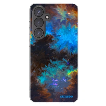 Picasee silikonový průhledný obal pro Samsung Galaxy S24 FE S721B - Space