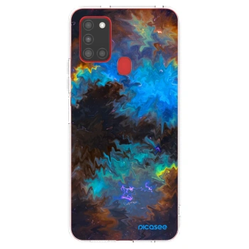 Picasee silikonový průhledný obal pro Samsung Galaxy A21s - Space