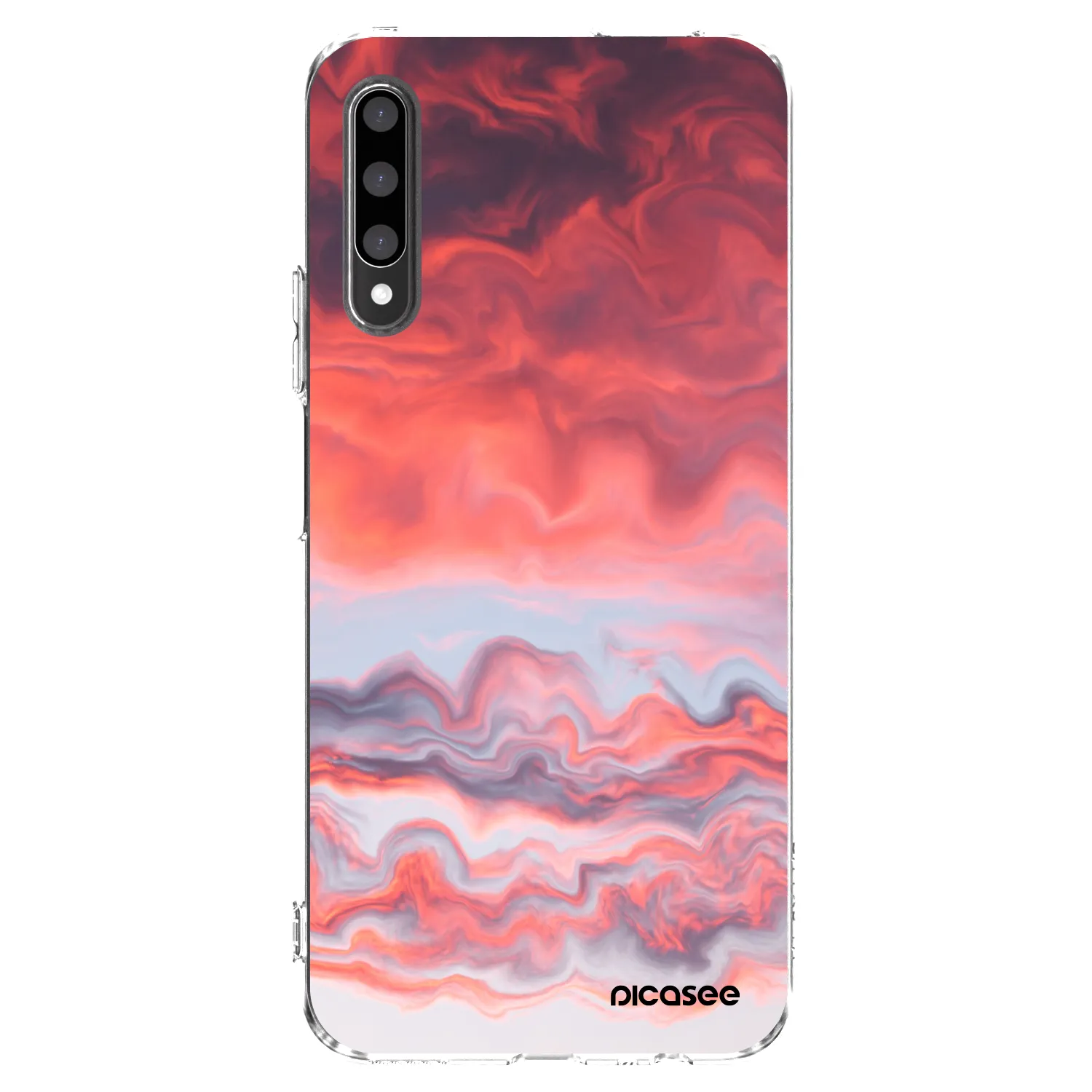 Picasee silikonový průhledný obal pro Honor 9X Pro - Sunset
