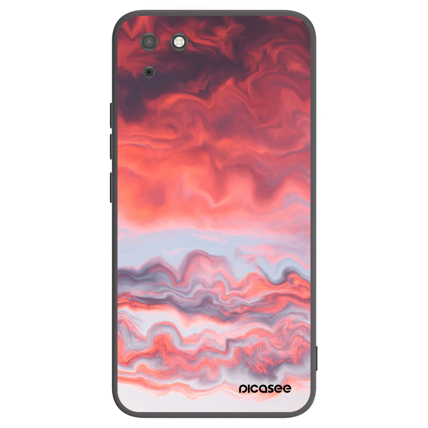 Picasee silikonový černý obal pro Huawei Y5P - Sunset